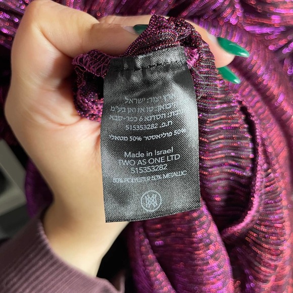 Sabina Musayev Sarah Gown Multi Red Size L - Picture 6 of 8